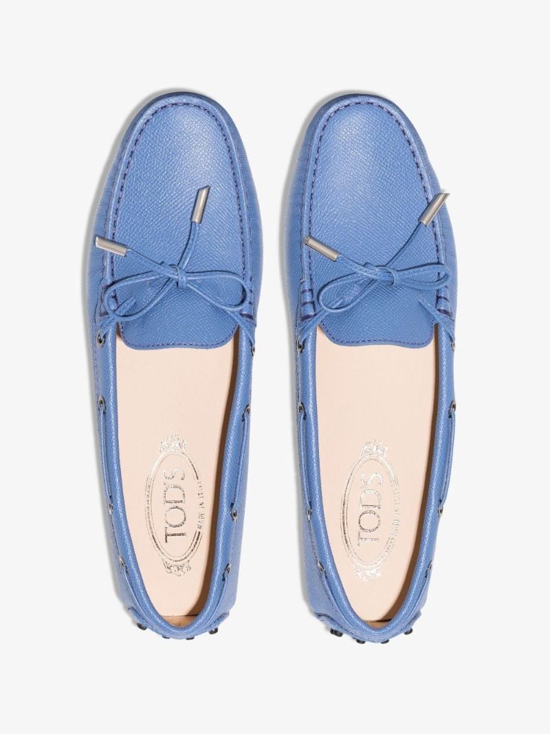 Blue Gommino Leather Driving Shoes