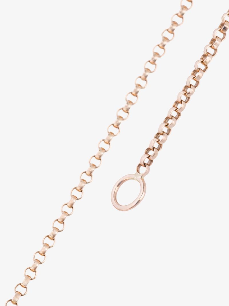 14k Rose Gold Rolo Chain 30 Inch Necklace