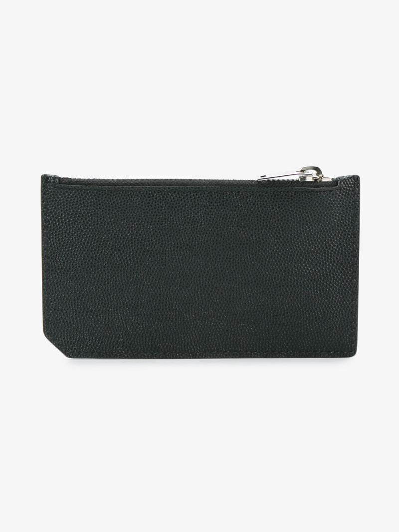 Black Leather Fragments Cardholder