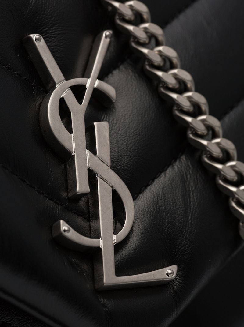 Black Loulou Small Leather Shoulder Bag