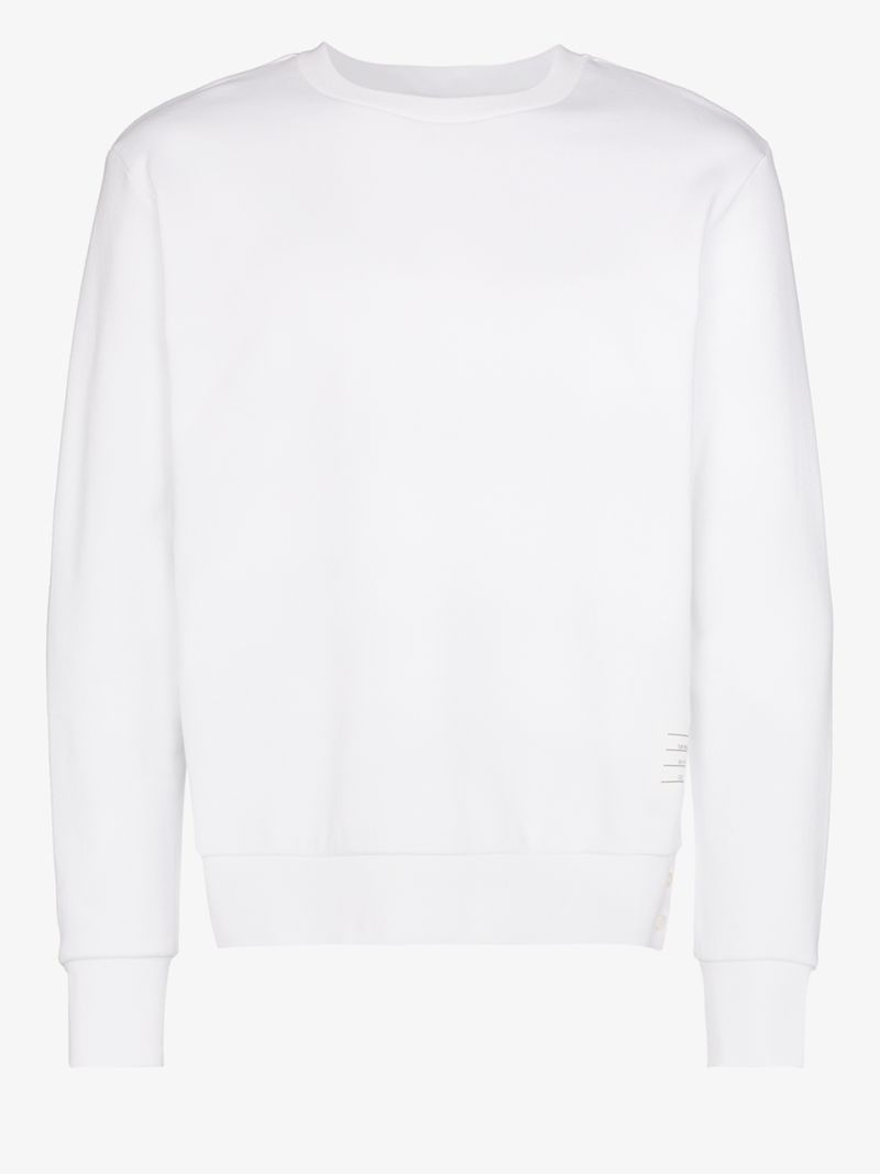 Center-back Stripe Jersey Pullover