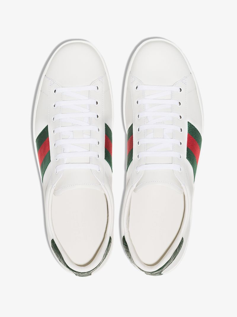 White Ace Leather Sneakers