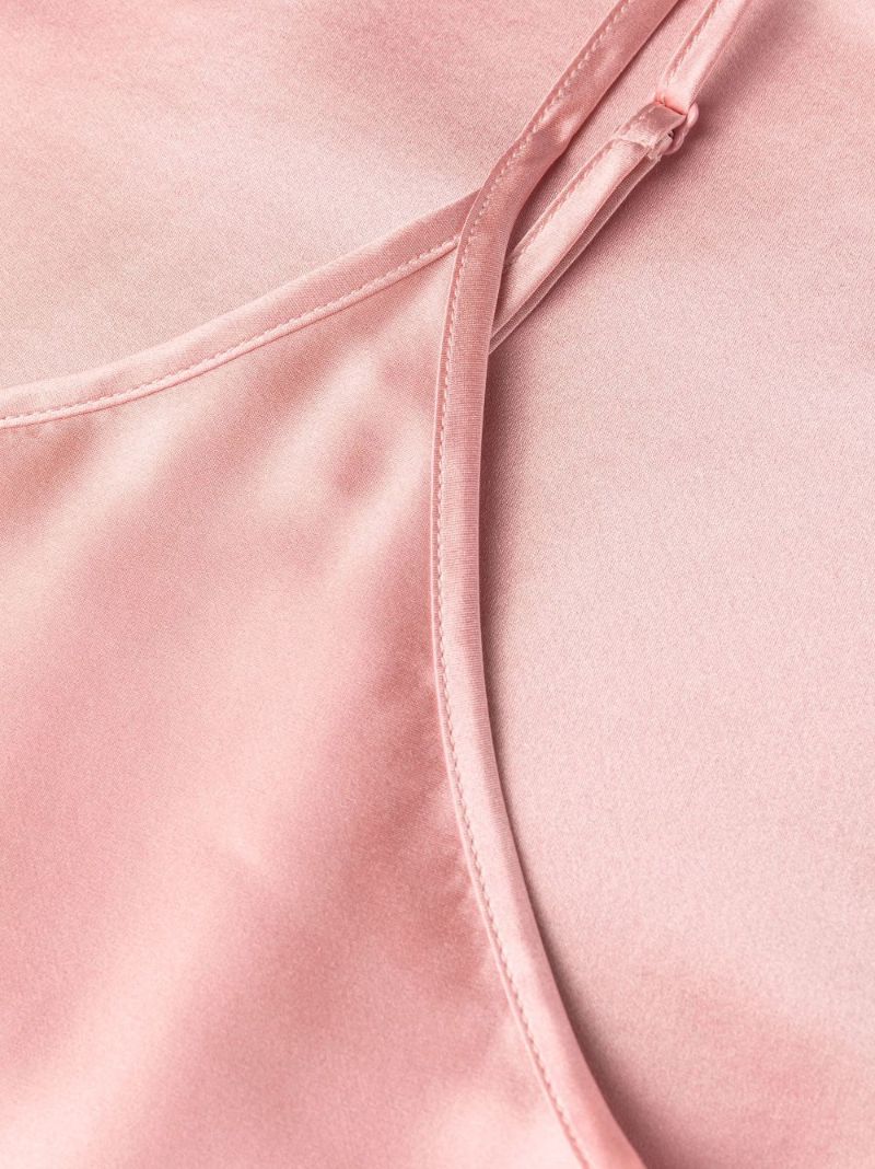 Pink Silk Camisole