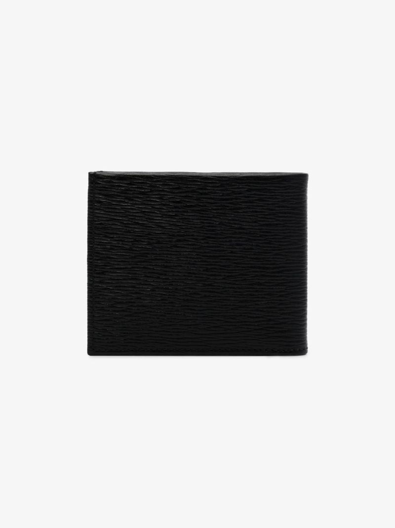 Black Gancini Leather Wallet