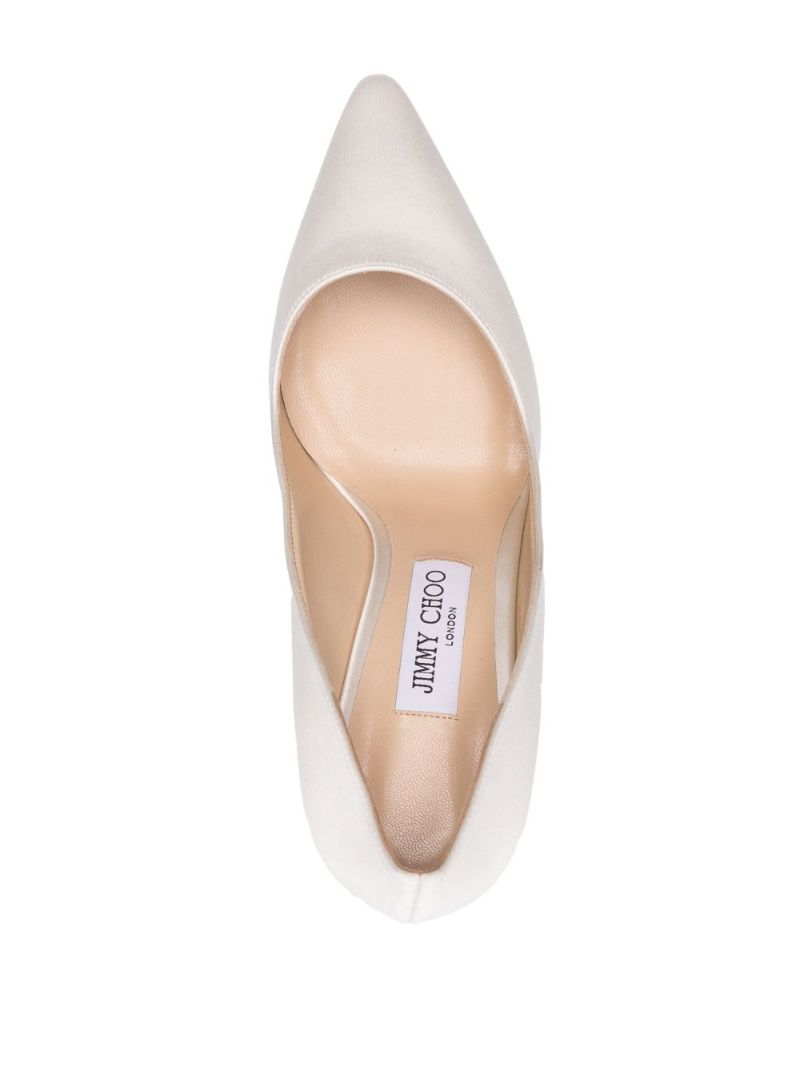 Neutral Romy 100 Satin Pumps