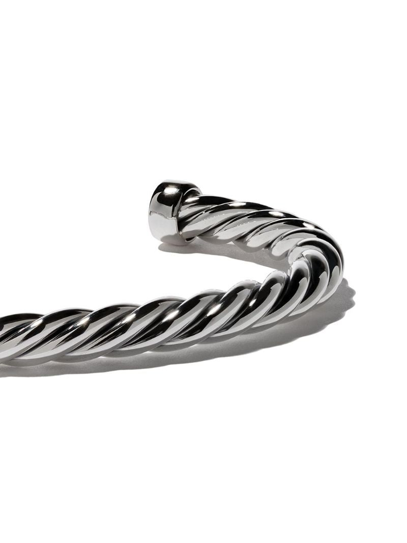 Sterling Silver Cable Cuff Bracelet