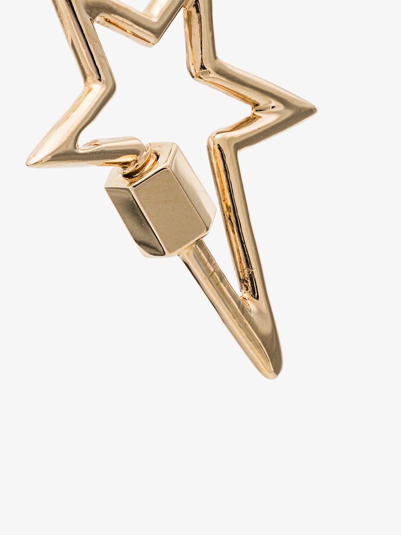14k Yellow Gold Regular Star Lock Charm