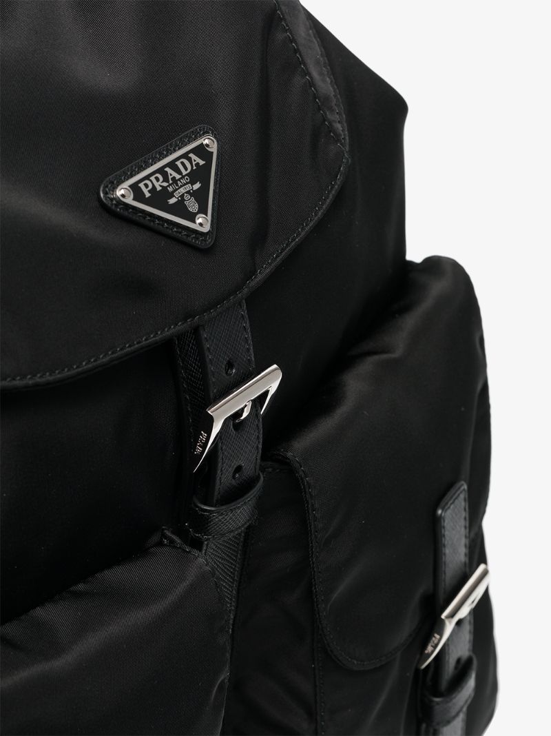Black Classic Re-nylon Backpack