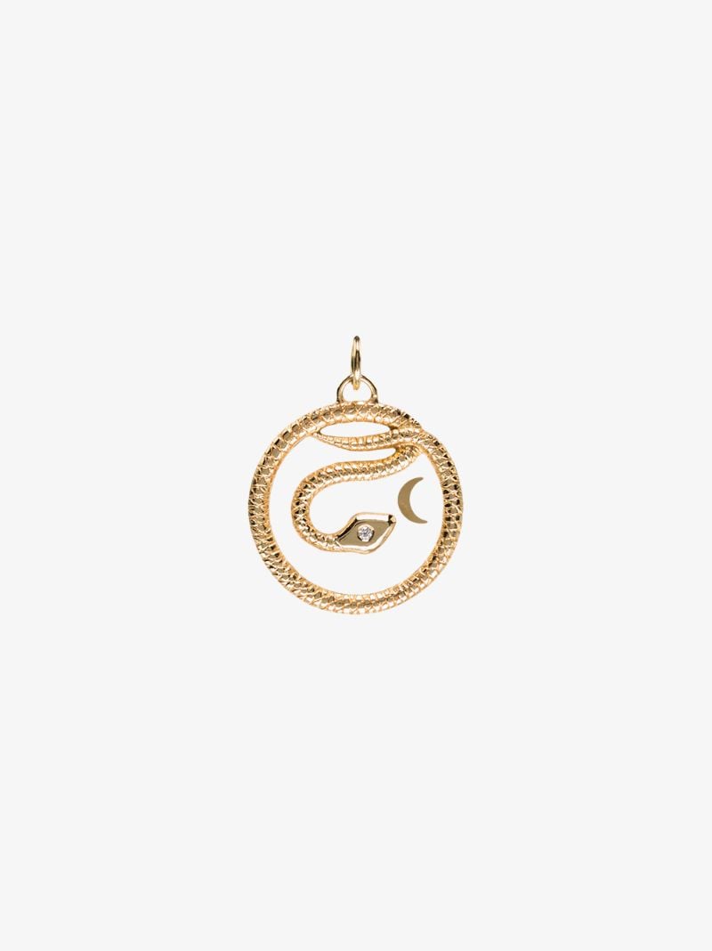 Gold Wholeness Baby Medallion Necklace