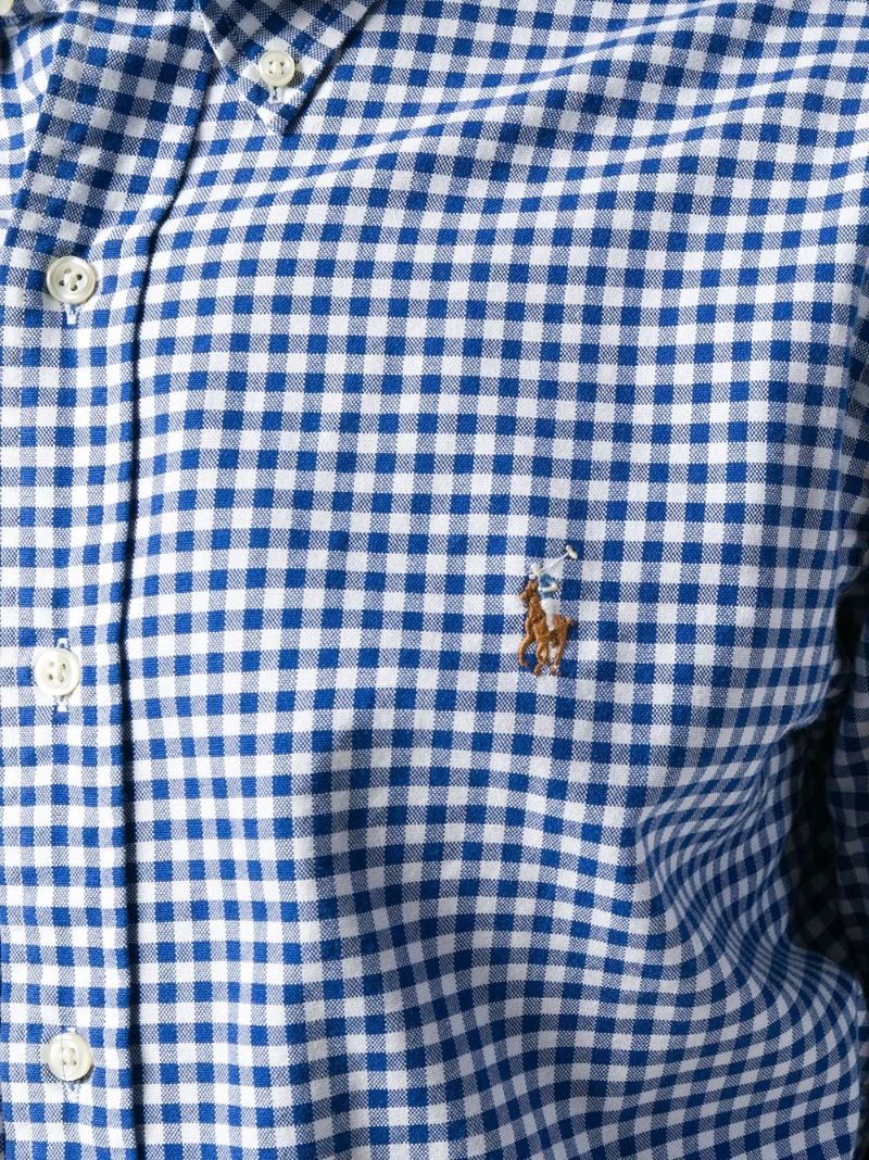 Blue Checked Oxford Shirt