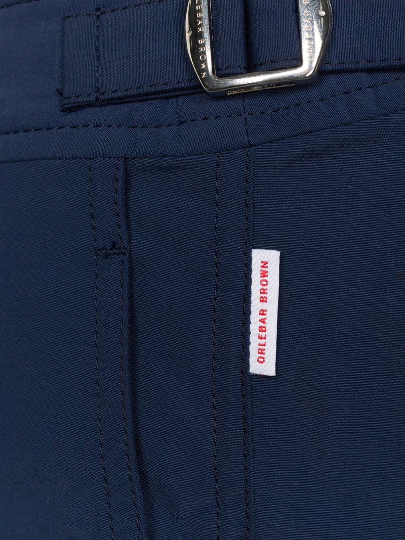 Navy Bulldog Swim Trunks