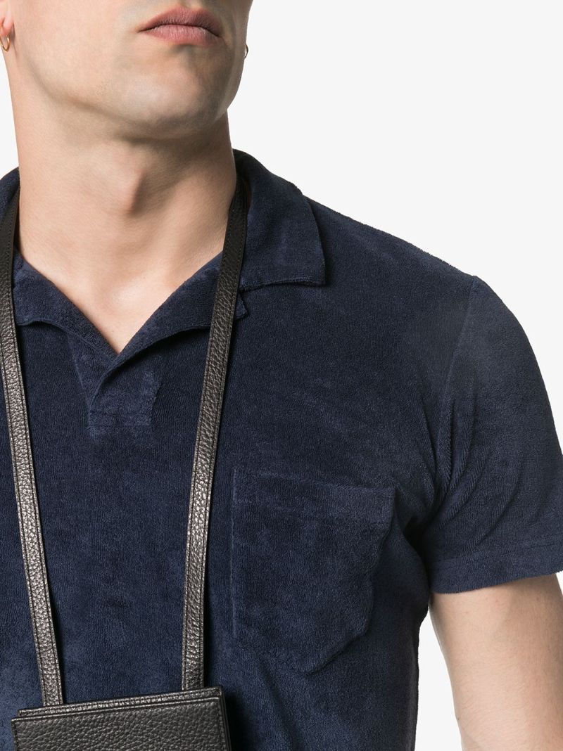 Terry Cloth Polo Shirt