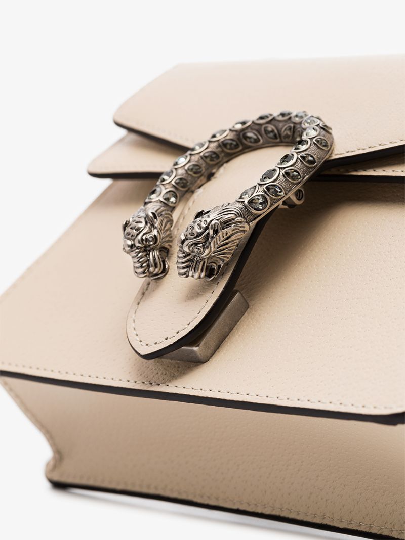 Neutral Dionysus Mini Leather Shoulder Bag