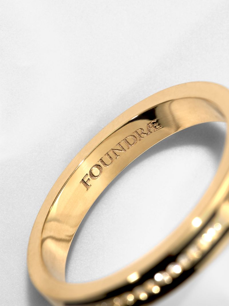 18k Yellow Gold True Love Diamond Ring
