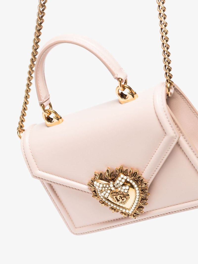 Pink Devotion Leather Top Handle Bag