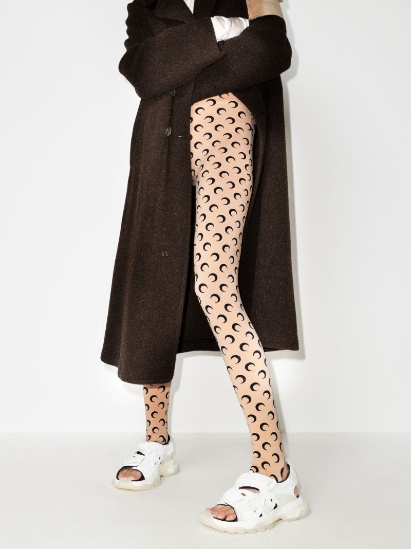 Crescent Moon Print Leggings