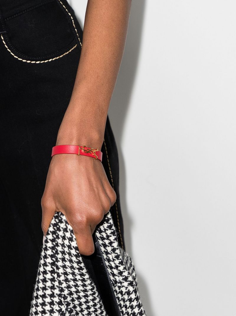 Red Opyum Leather Bracelet