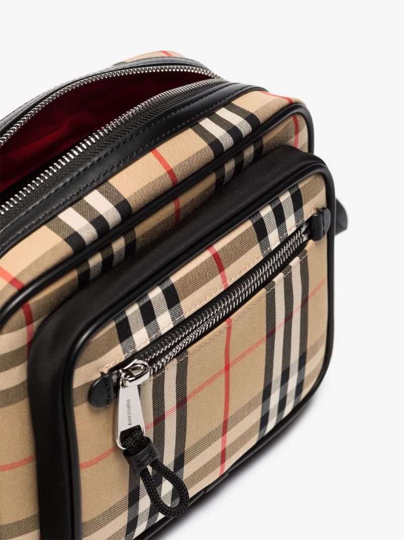 Brown Vintage Check Cross Body Bag