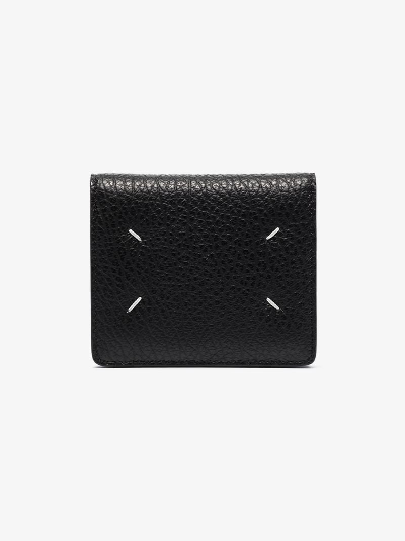 Black Leather Bifold Wallet