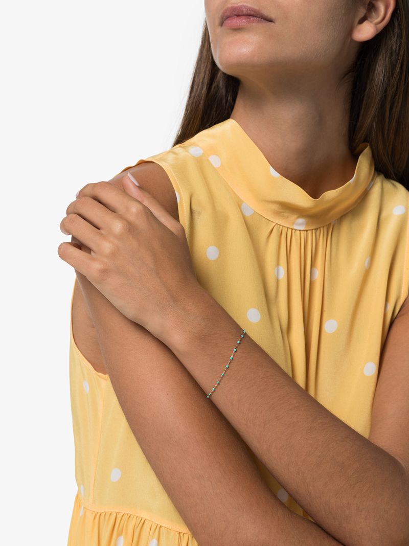 18k Rose Gold Classic Bead Bracelet