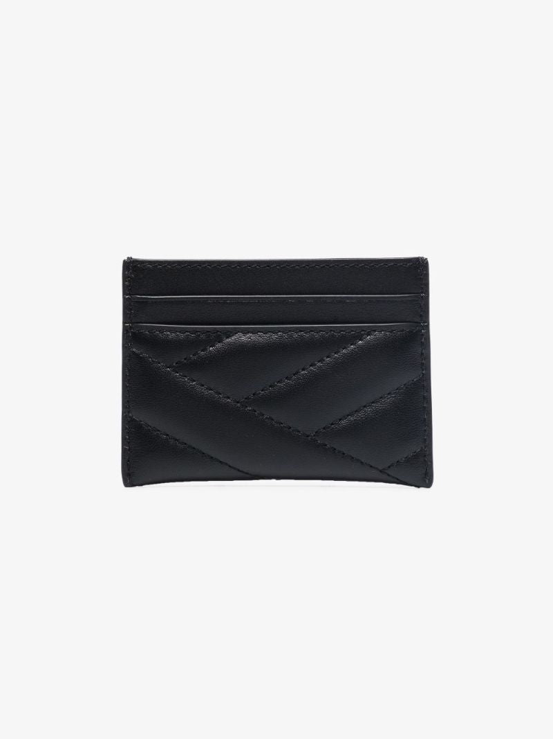 Black Kira Leather Card Holder