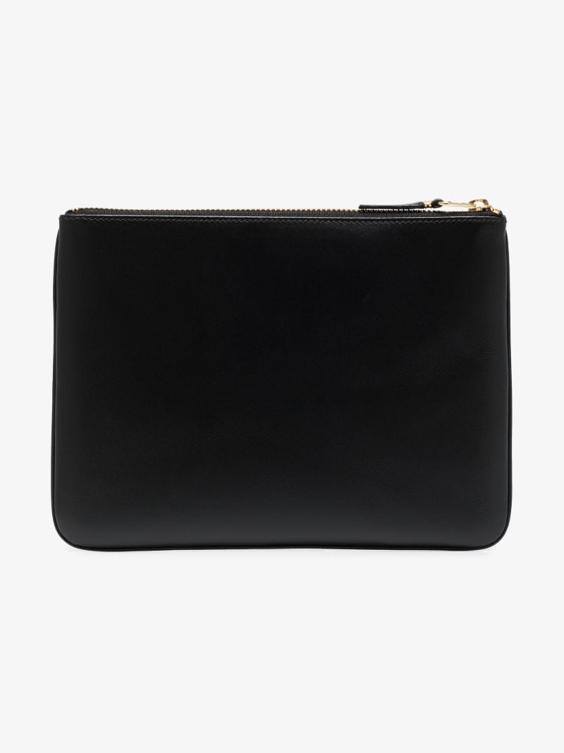Black Classic Leather Pouch