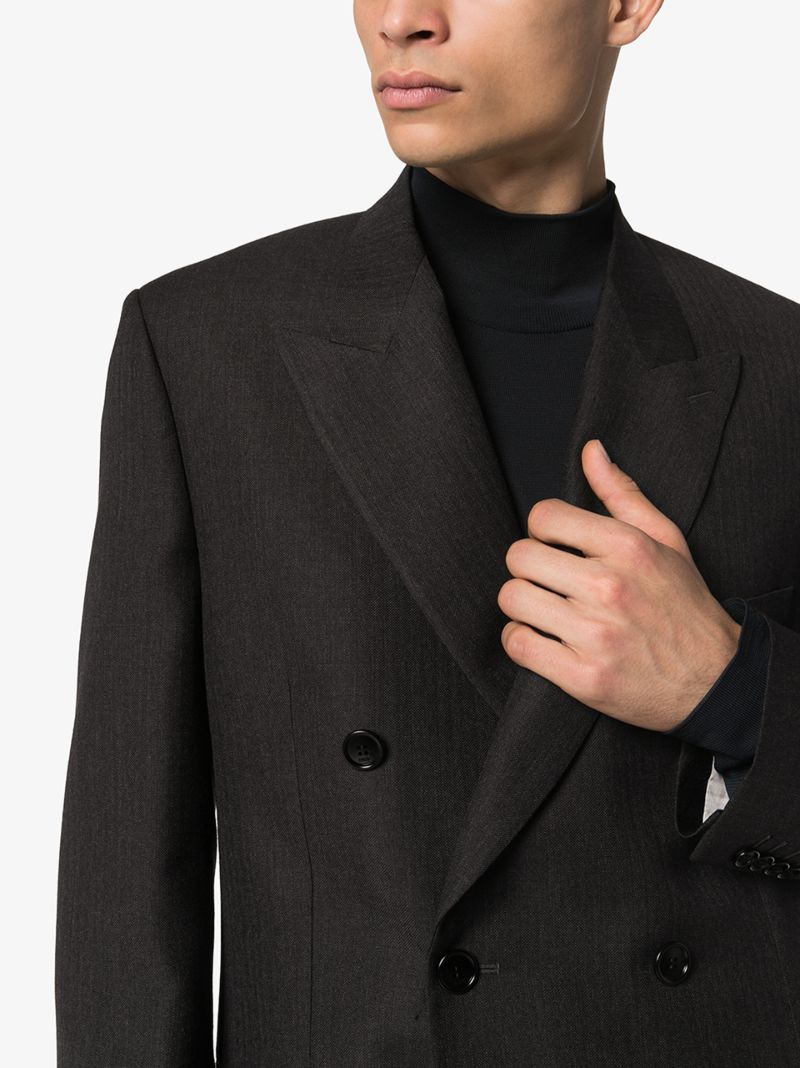 Double Breasted Wool Blazer