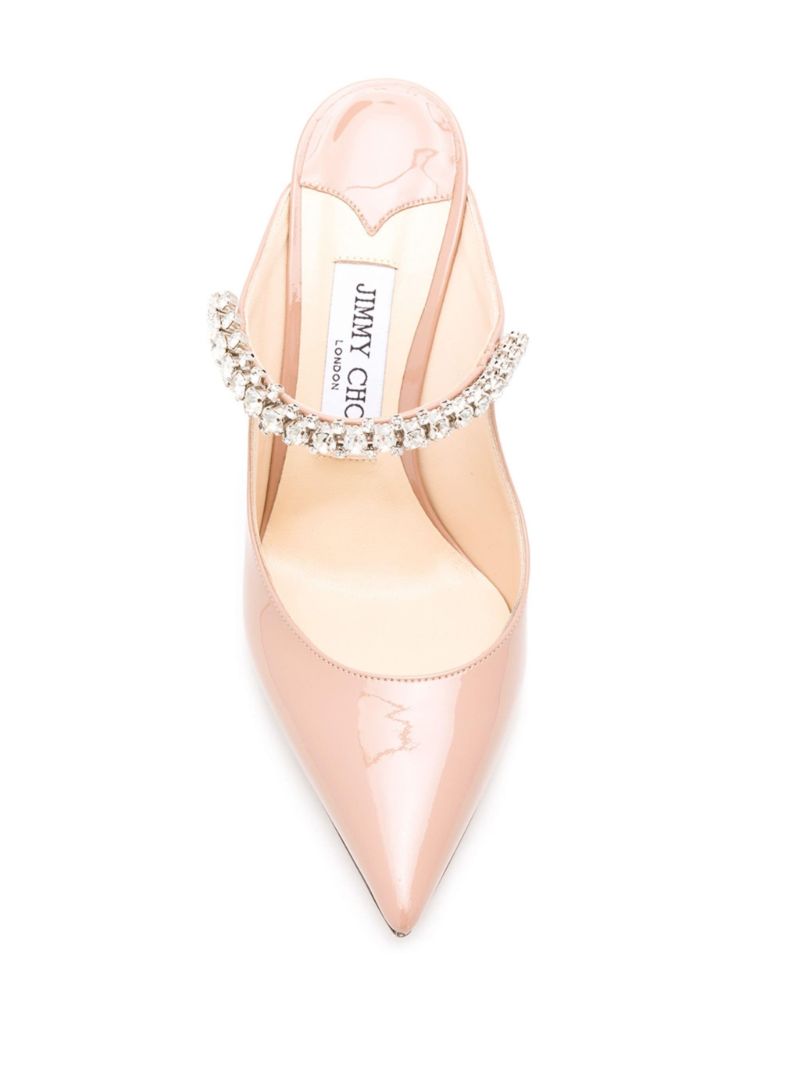 Pink Bing 100 Leather Mules
