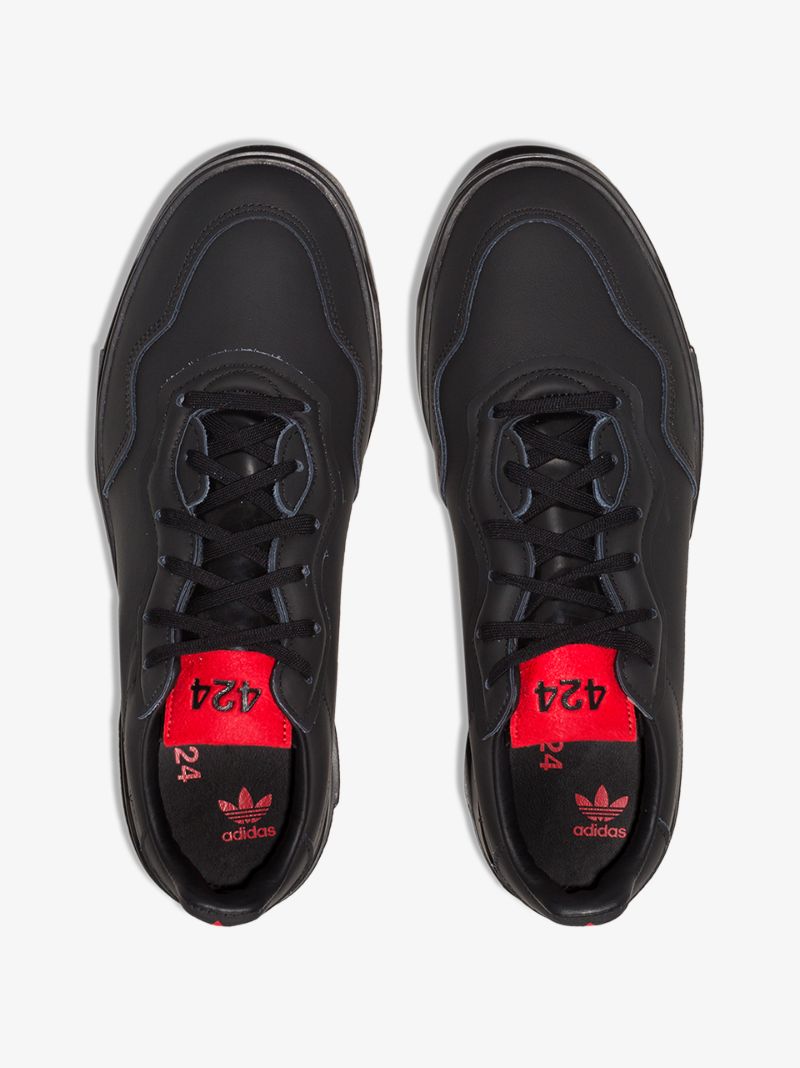 X 424 Black Sc Premiere Leather Sneakers