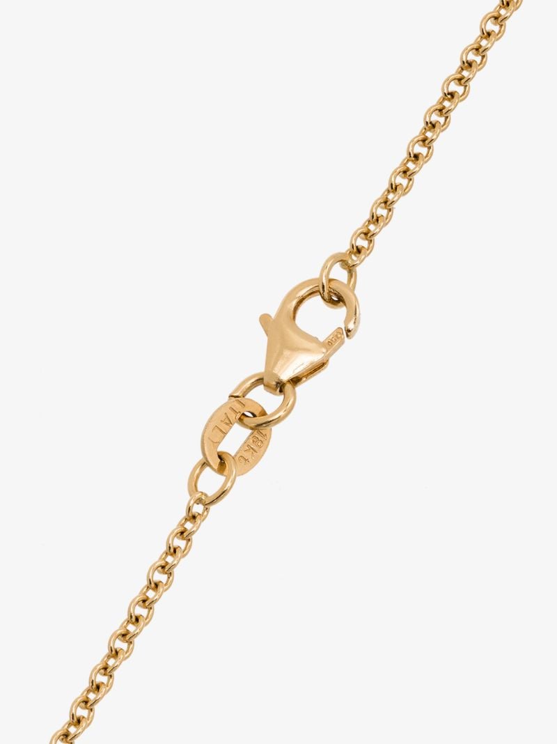 18k Yellow Gold Sunset Diamond Necklace