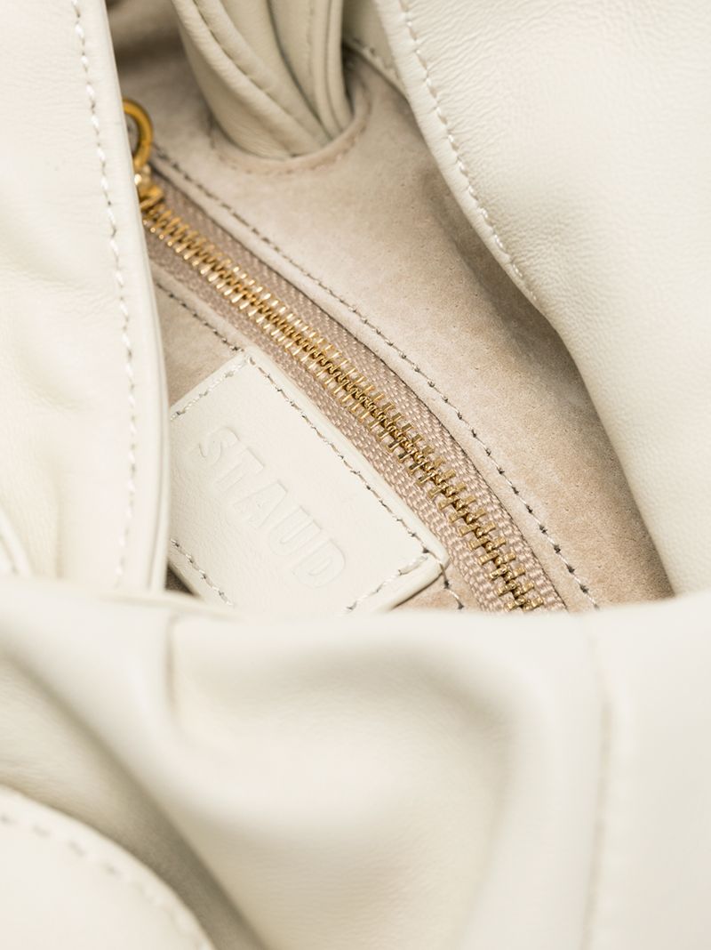 Cream Ronnie Leather Bracelet Bag