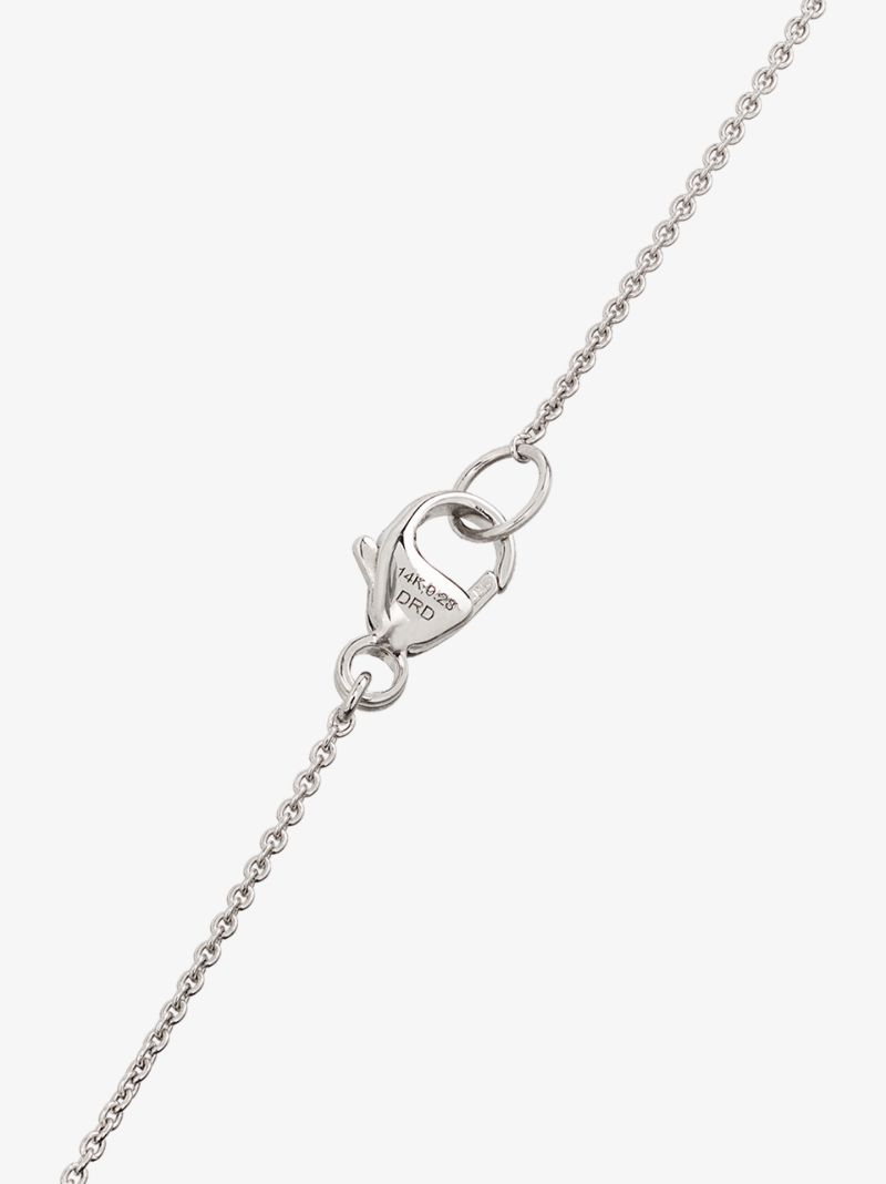 14k White Gold Sophia Ryan Marquise Station Diamond Necklace