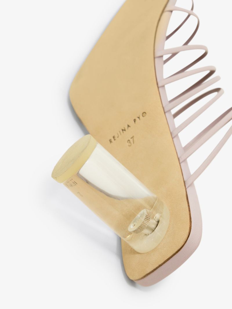 Purple Zoe 60 Strappy Sandals