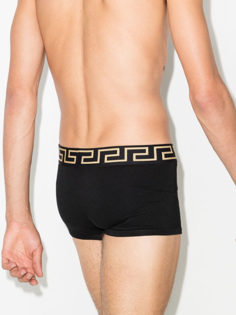 Greca Border Boxer Briefs Set