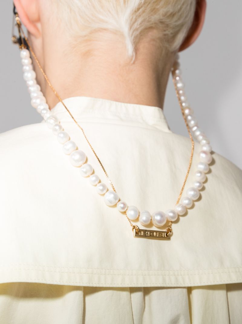 18k Yellow Gold-plated Pearly Princess Chain