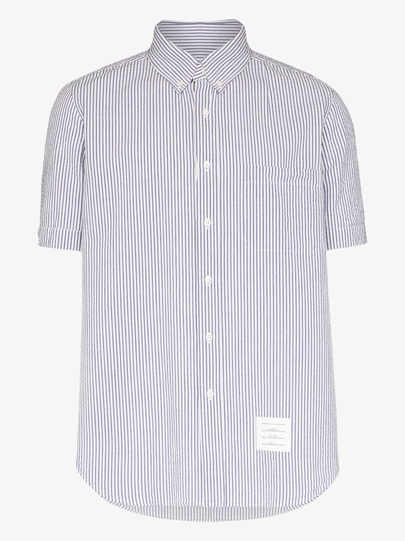 Striped Seersucker Shirt