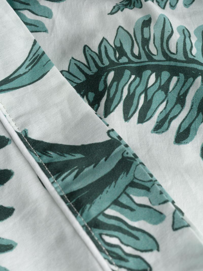 Fern Print Cotton Pyjama Set