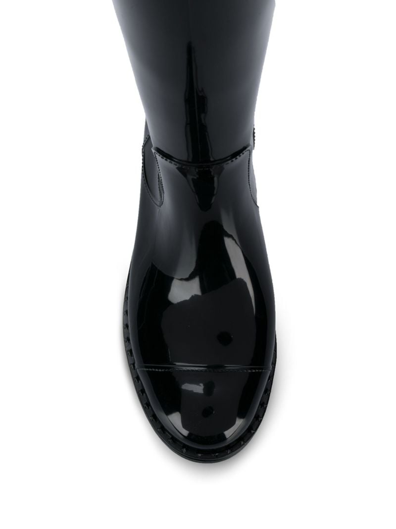 Black Edith Rain Boots