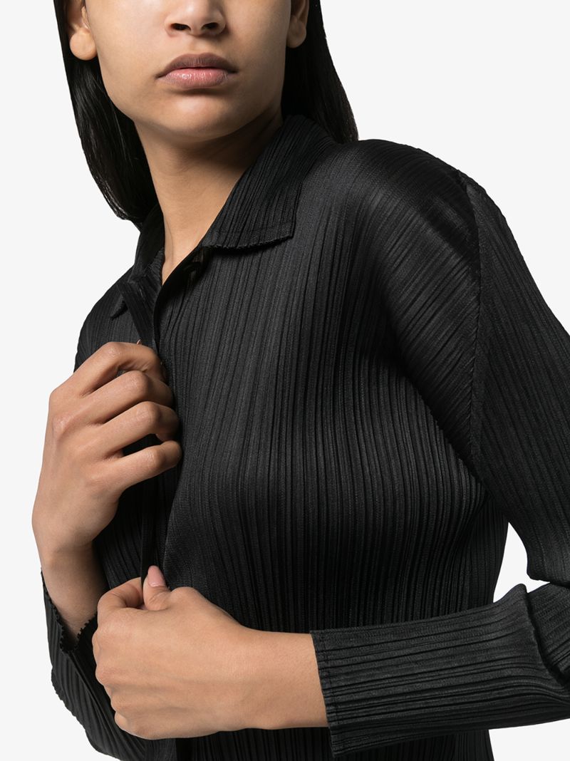 Basics PlissÃ_x0083_© Shirt