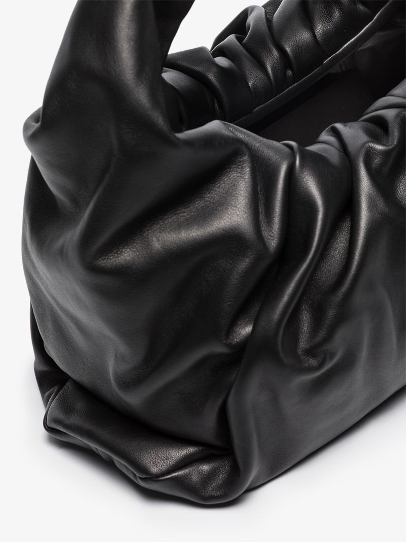Black the Shoulder Pouch Leather Bag
