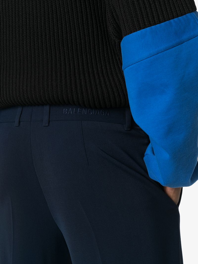 Tailored Straight Leg Trousers