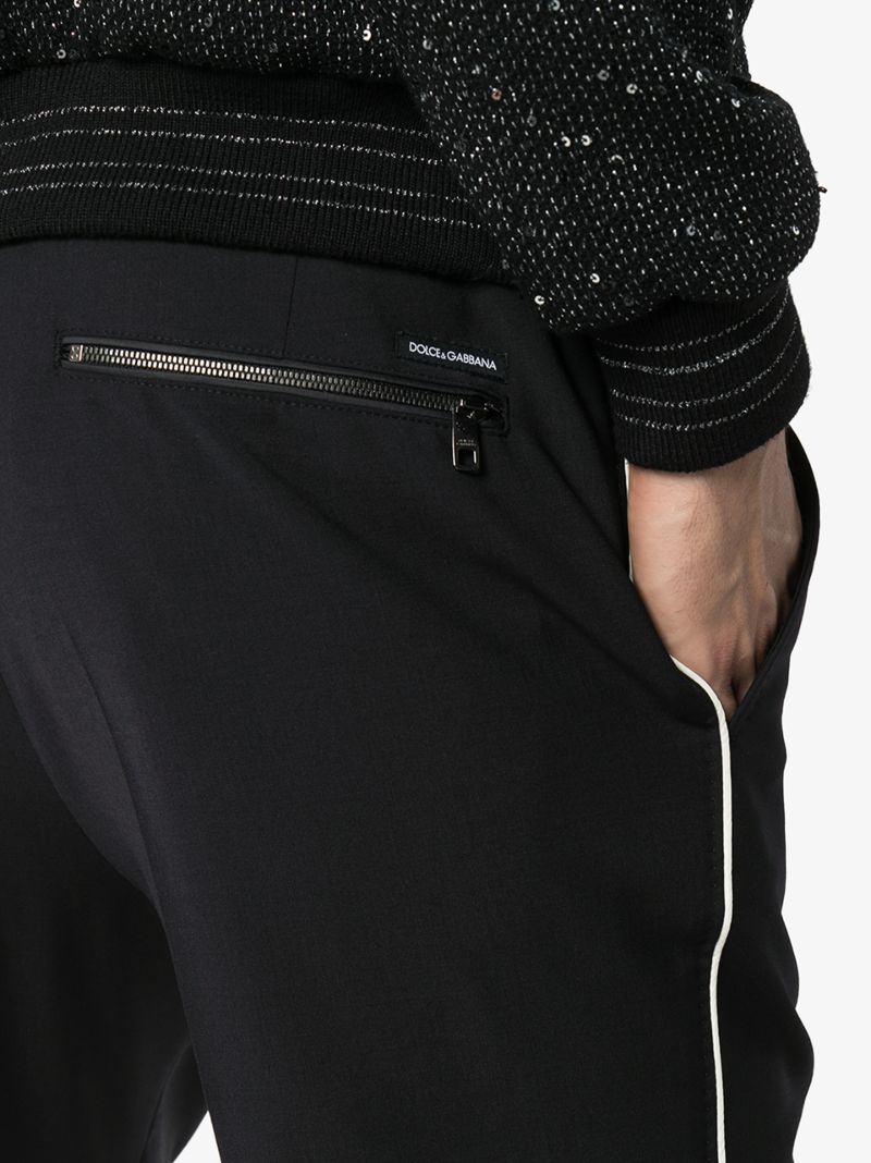 Piped Side Tailored Track Pants