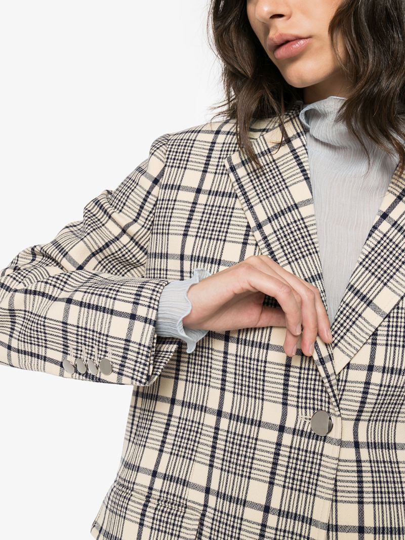 Double-breasted Gabardine Wool Coat