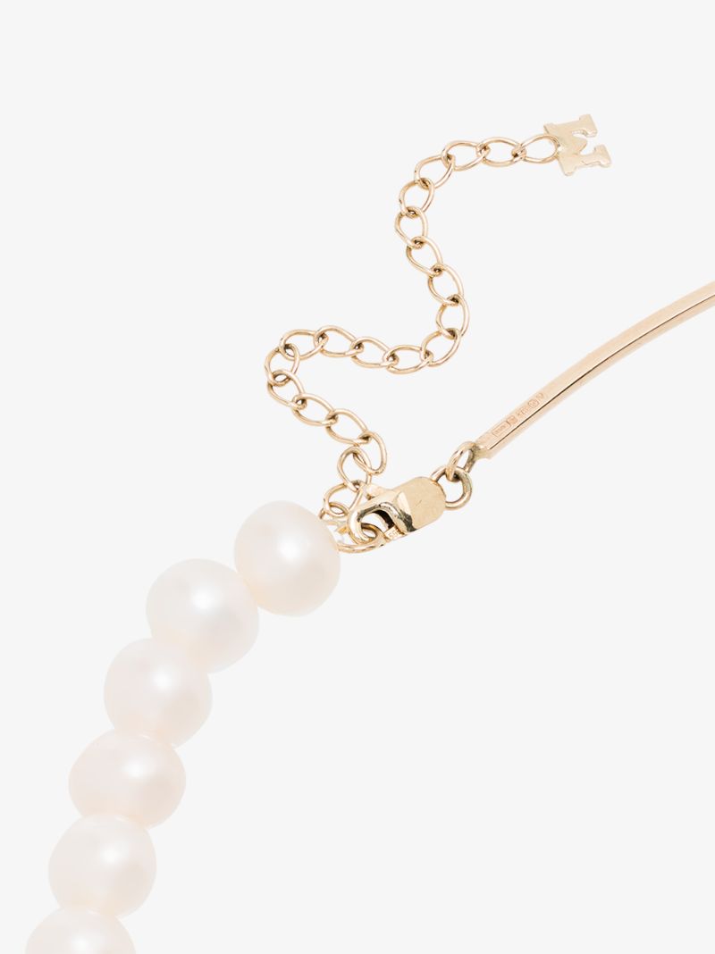 14k Yellow Gold Not Your Mother's Pearl Necklace