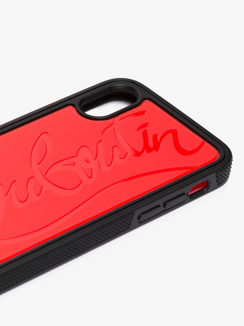Black and Red Loubiphone Iphone X Case