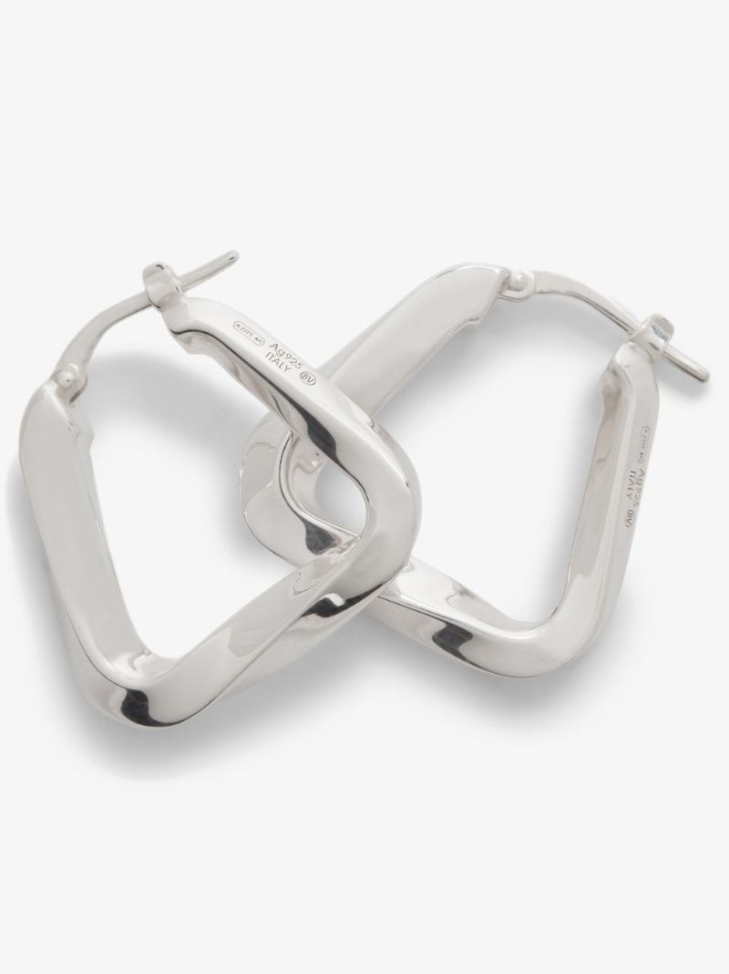 Sterling Silver Essentials Hoop Earrings