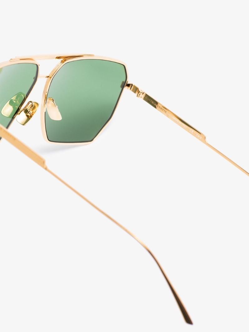 Gold-tone Bond Pilot-frame Sunglasses