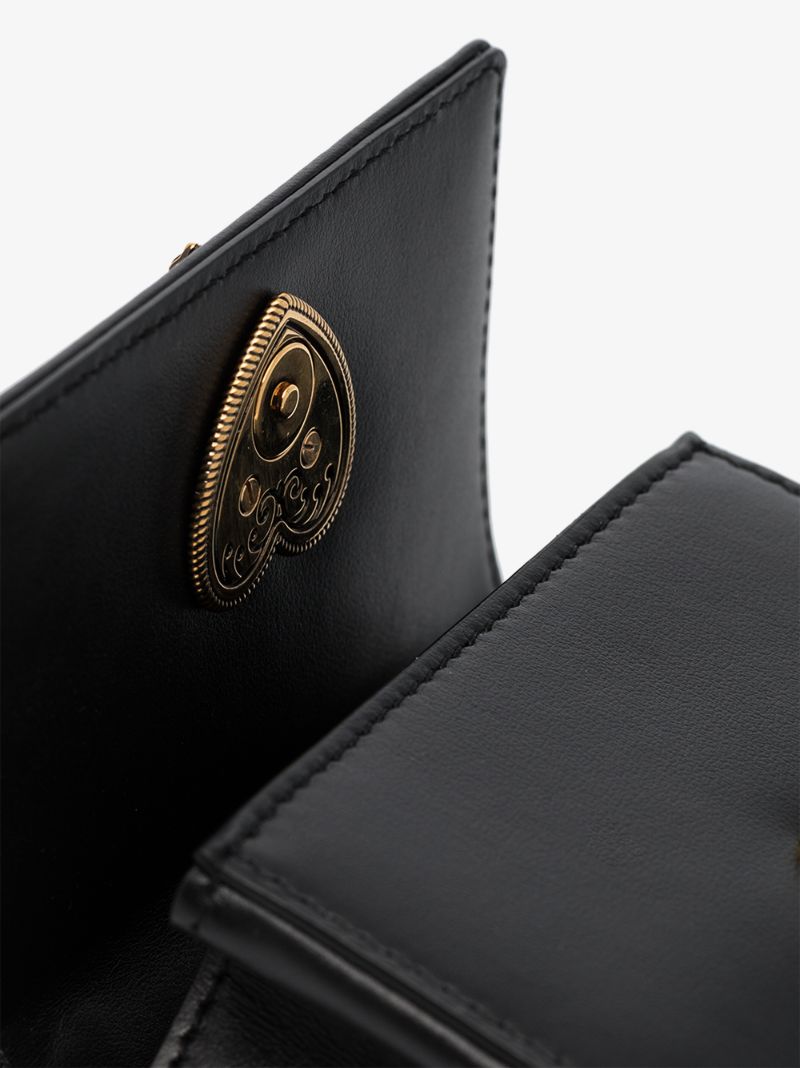 Black Devotion Micro Quilted Leather Bag