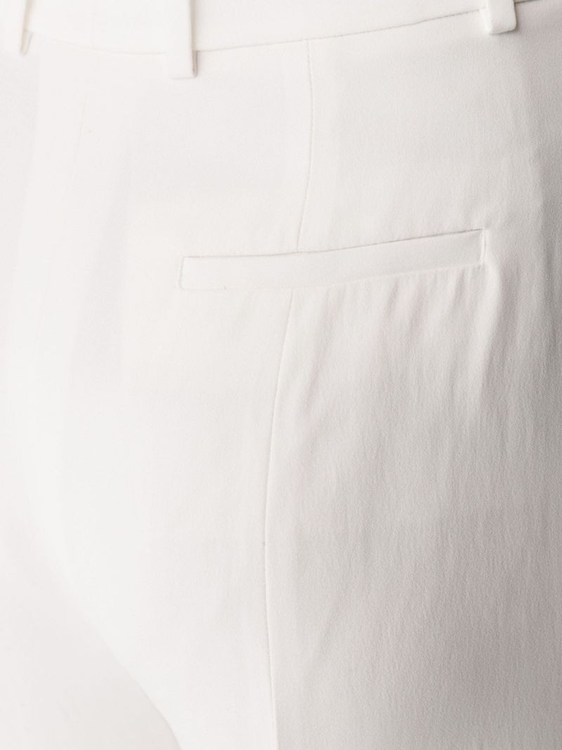 White High-waist Tailored Trousers