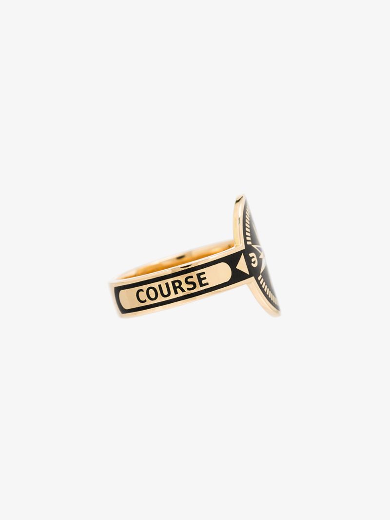 18k Yellow Gold Course Correction Diamond Ring